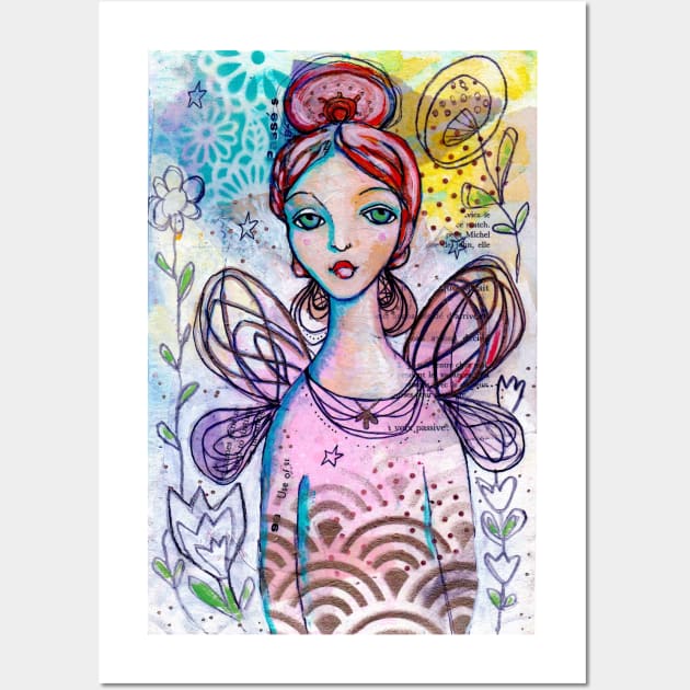 Fairy Girl Wall Art by gaea